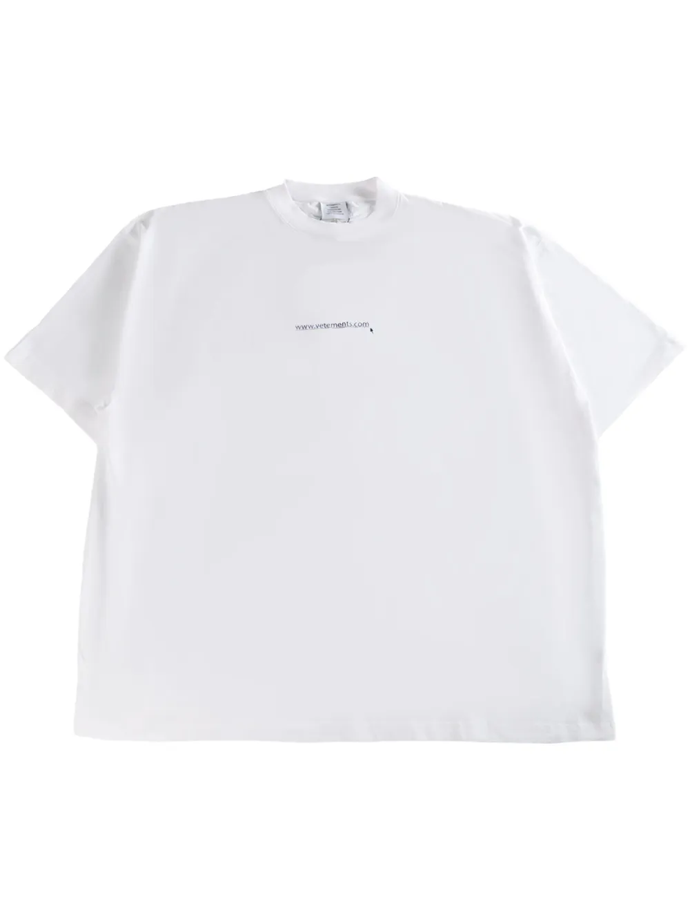 

Футболка с логотипом VETEMENTS, белый