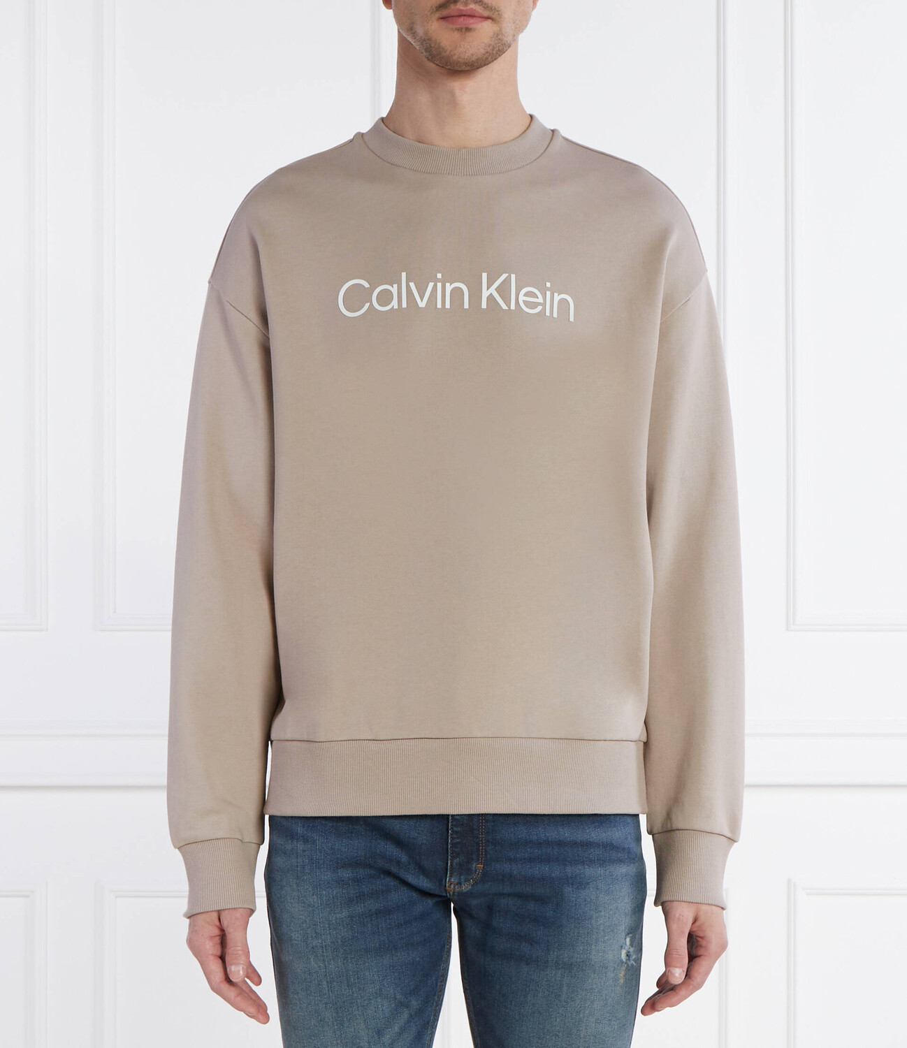

Толстовка Calvin Klein Comfort fit, бежевый