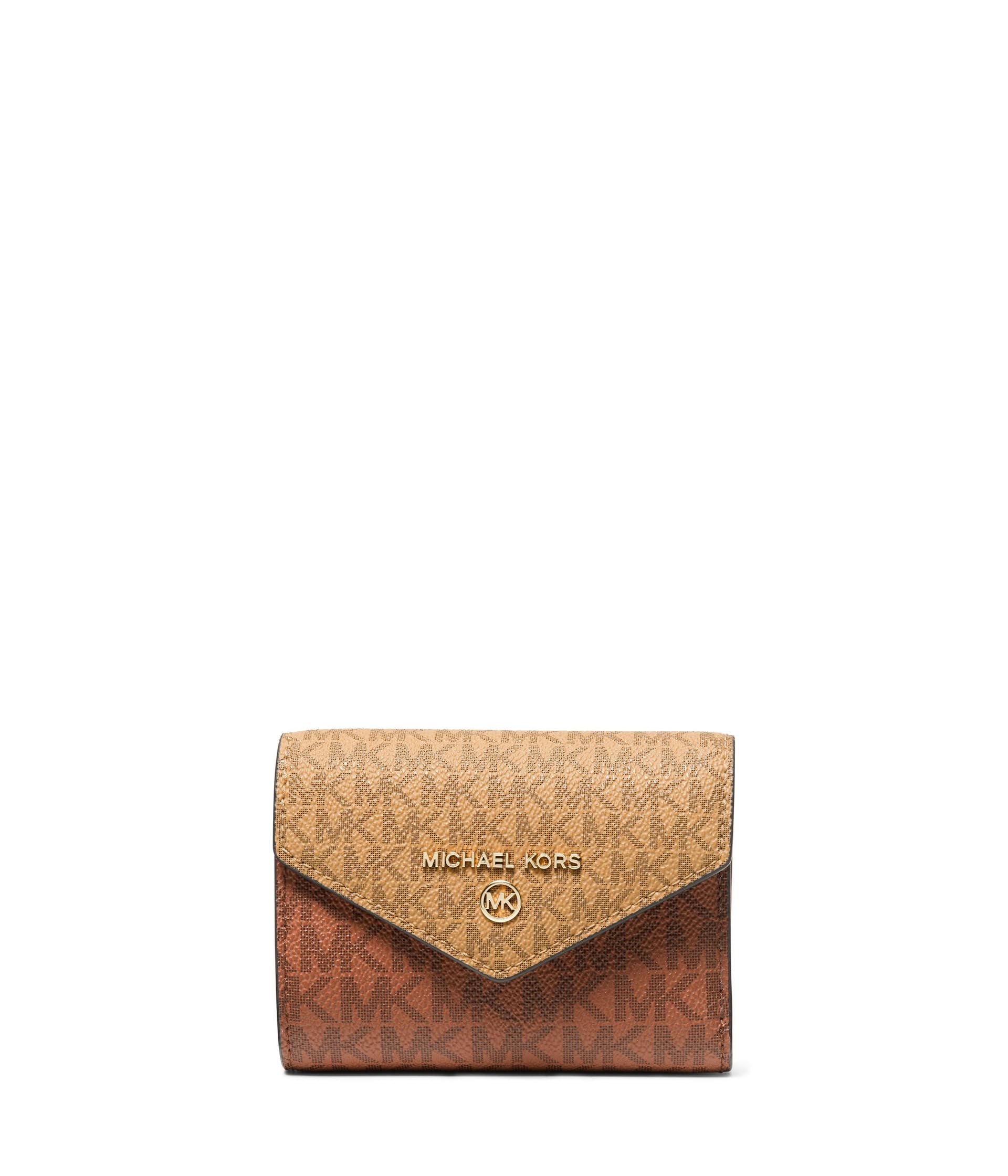 

Кошелек MICHAEL Michael Kors Jet Set Charm Medium Envelope Trifold, цвет Pale Peanut/Luggage