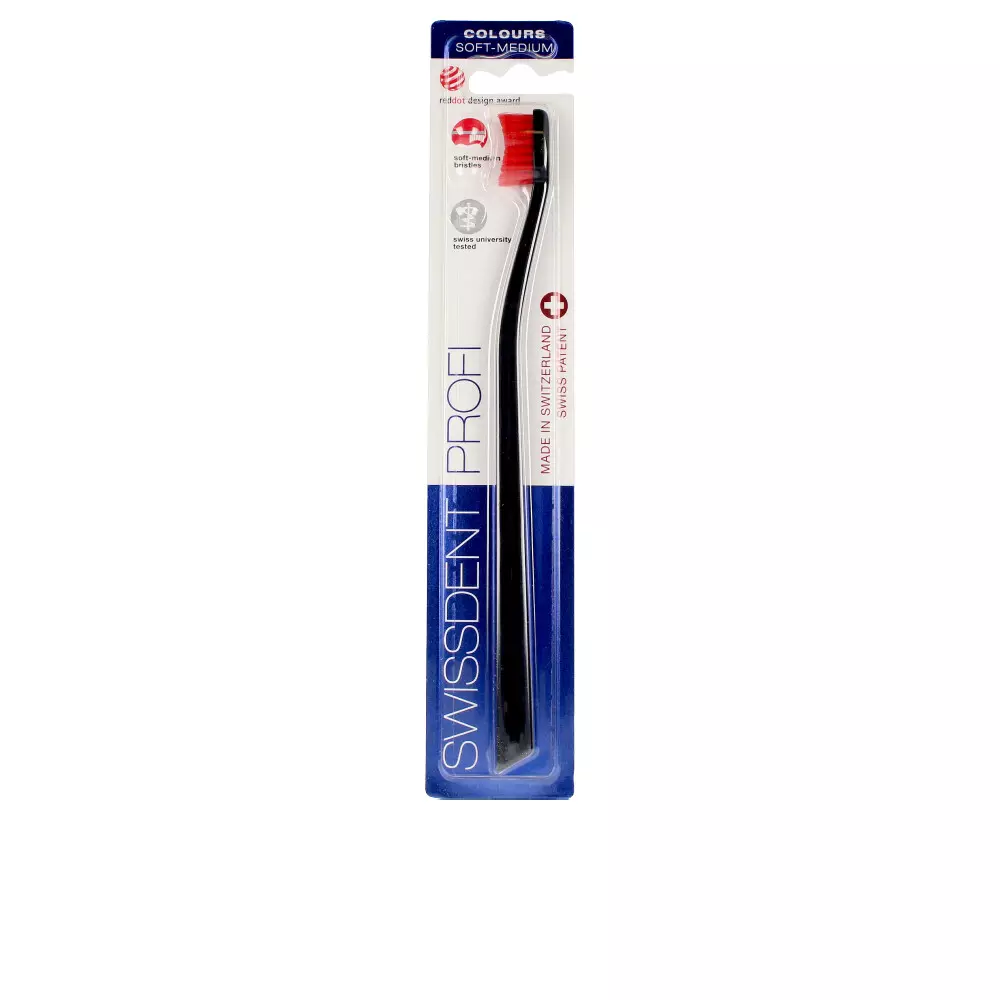 

Зубная щетка Colours classic toothbrush #black&red Swissdent, 1 шт.