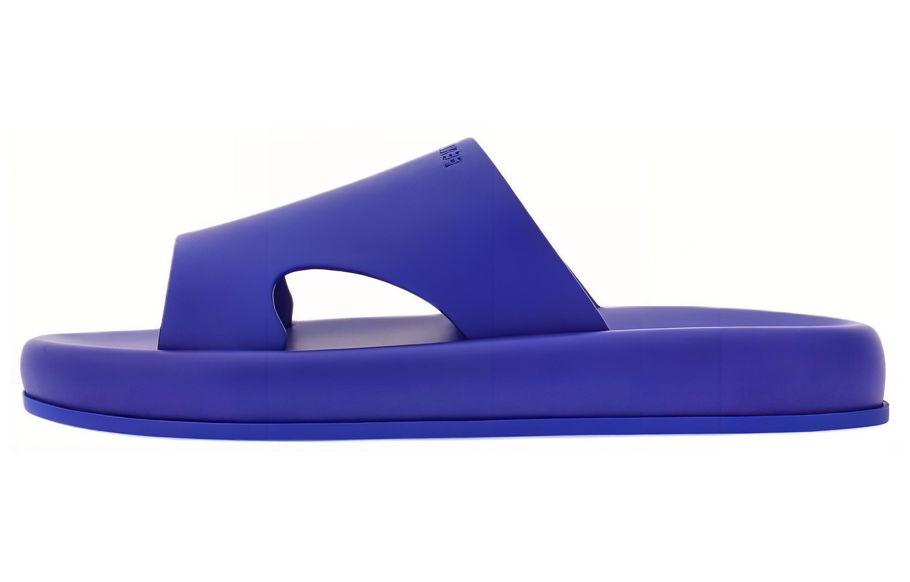 

Кожаные шлепанцы с открытым носком Ferragamo, светлый синий