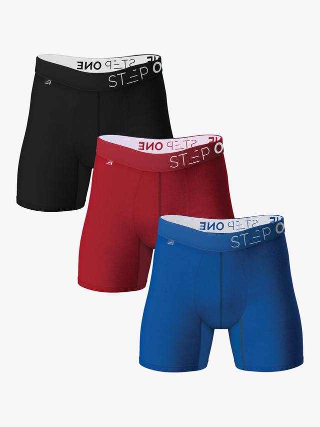 

Бамбуковые боксеры Step One, Multi, Pack of 3