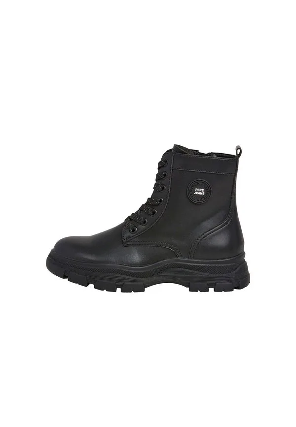 Ботильоны на шнуровке Pepe Jeans, Black