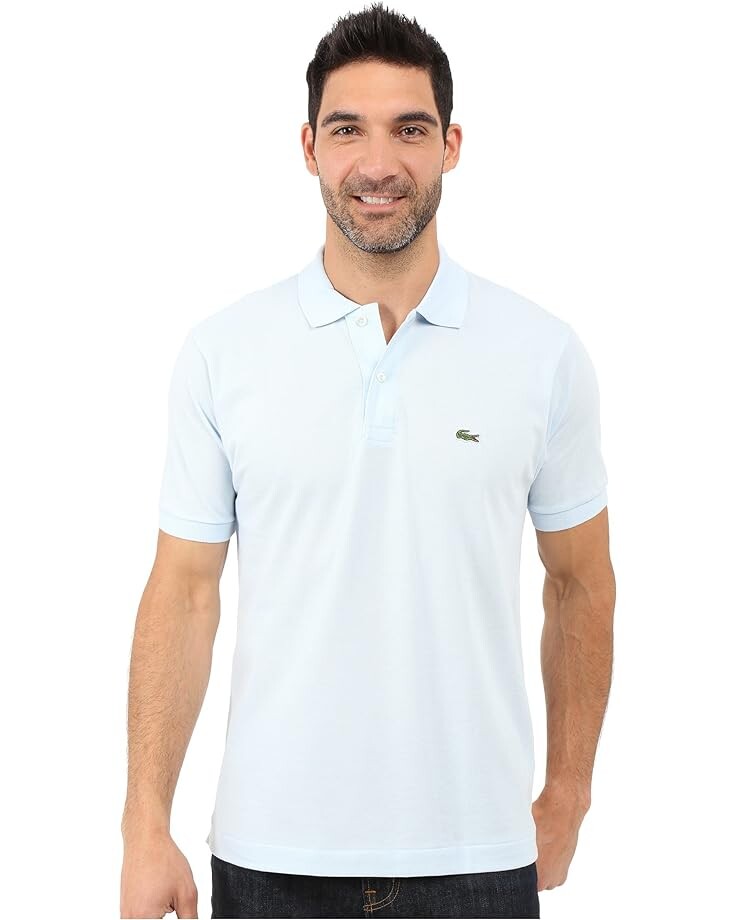 

Поло Lacoste L1212 Classic Pique Shirt, цвет Rill Light Blue