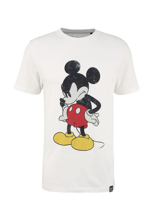 

Футболка Disney Mickey Mouse Madface в классическом дизайне Re:Covered, белый