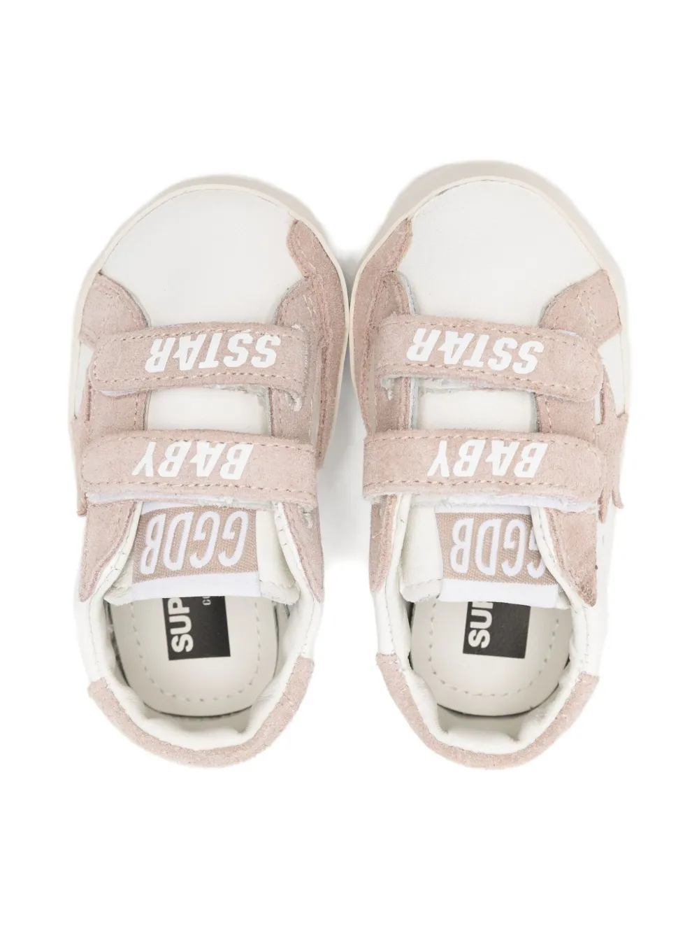 Кеды Baby School с аппликацией в виде звезды Golden Goose Kids, белый — фото 3
