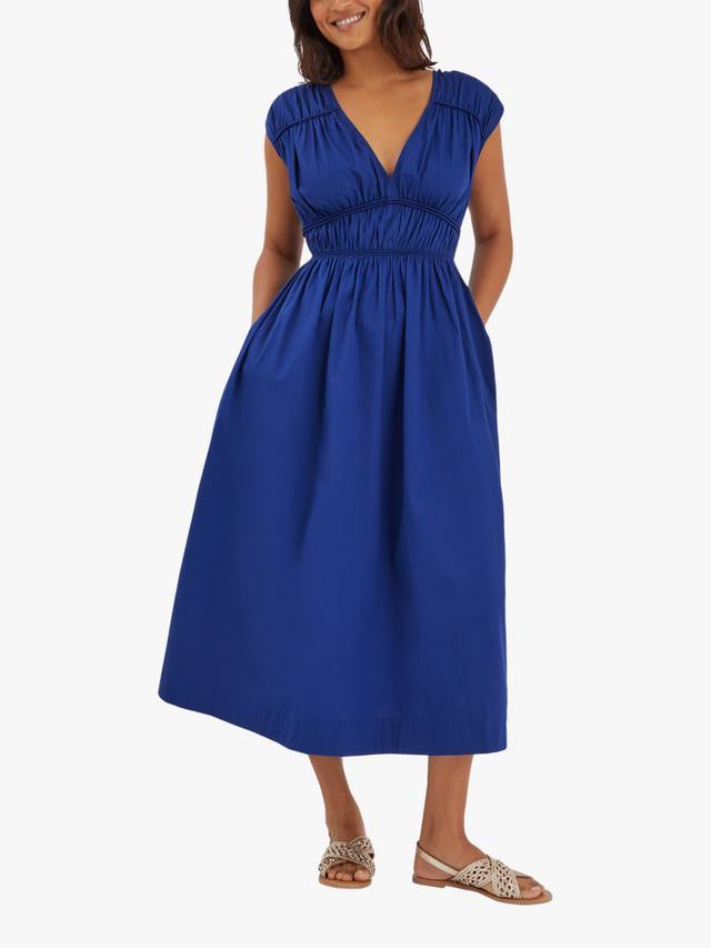 

Бесплатное плиссированное миди-платье Accessorize, Blue