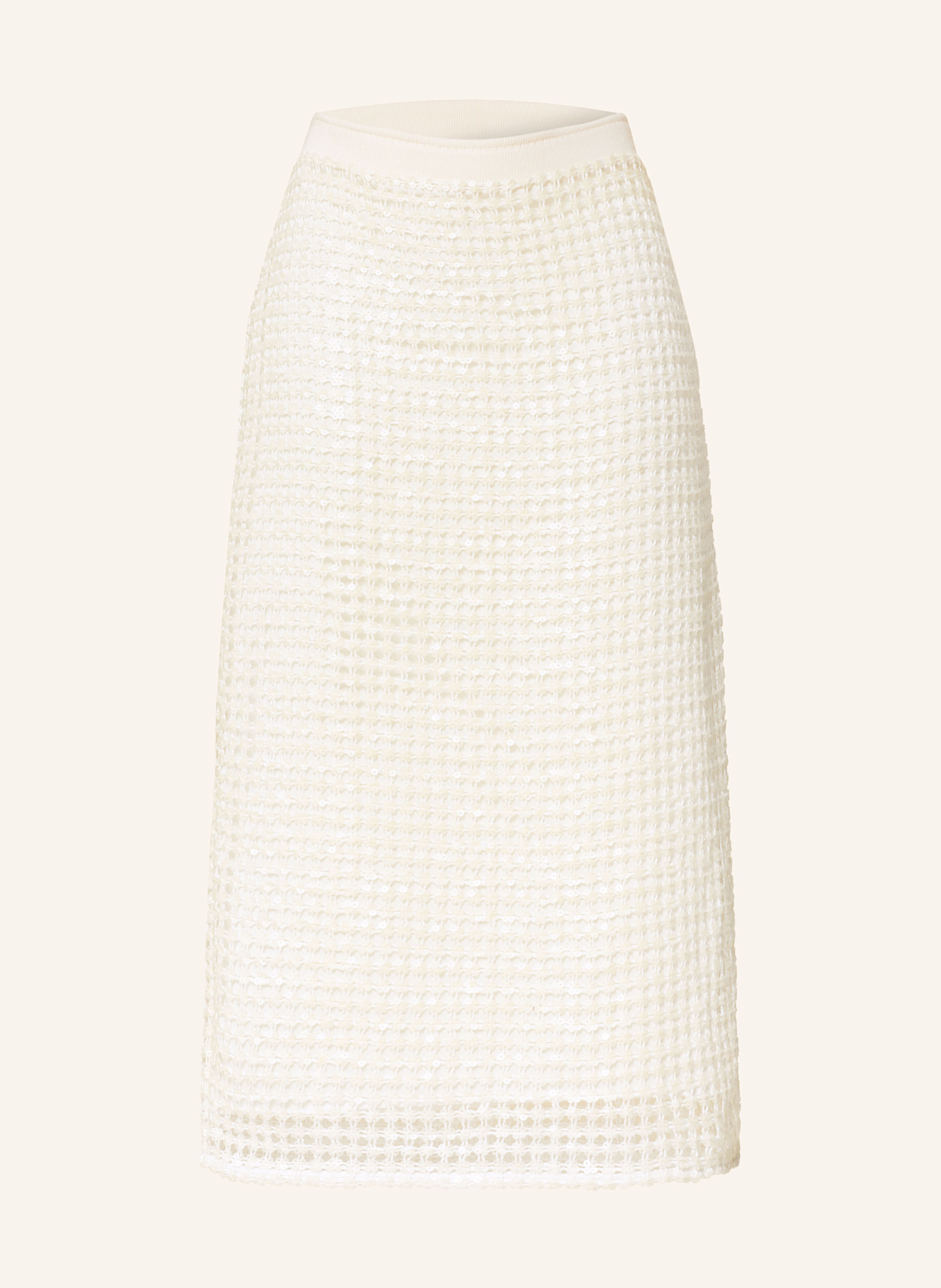 

Юбка с пайетками Claudie Pierlot, экрю