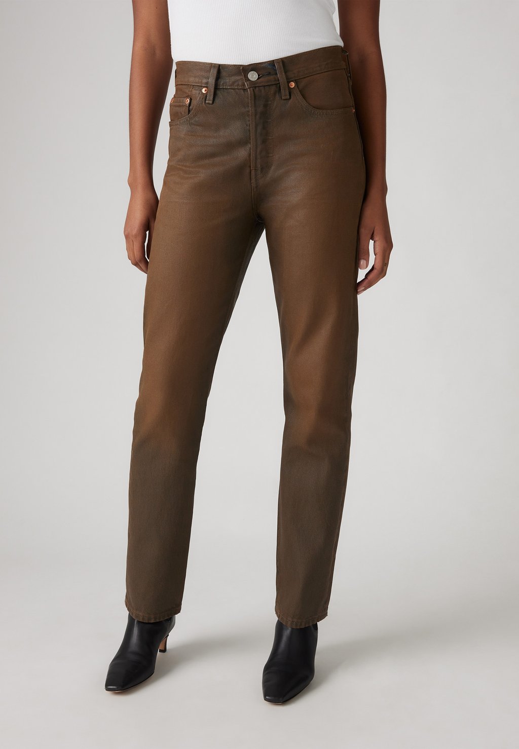 

Джинсы прямого покроя 501 JEANS FOR WOMEN Levi's, деним