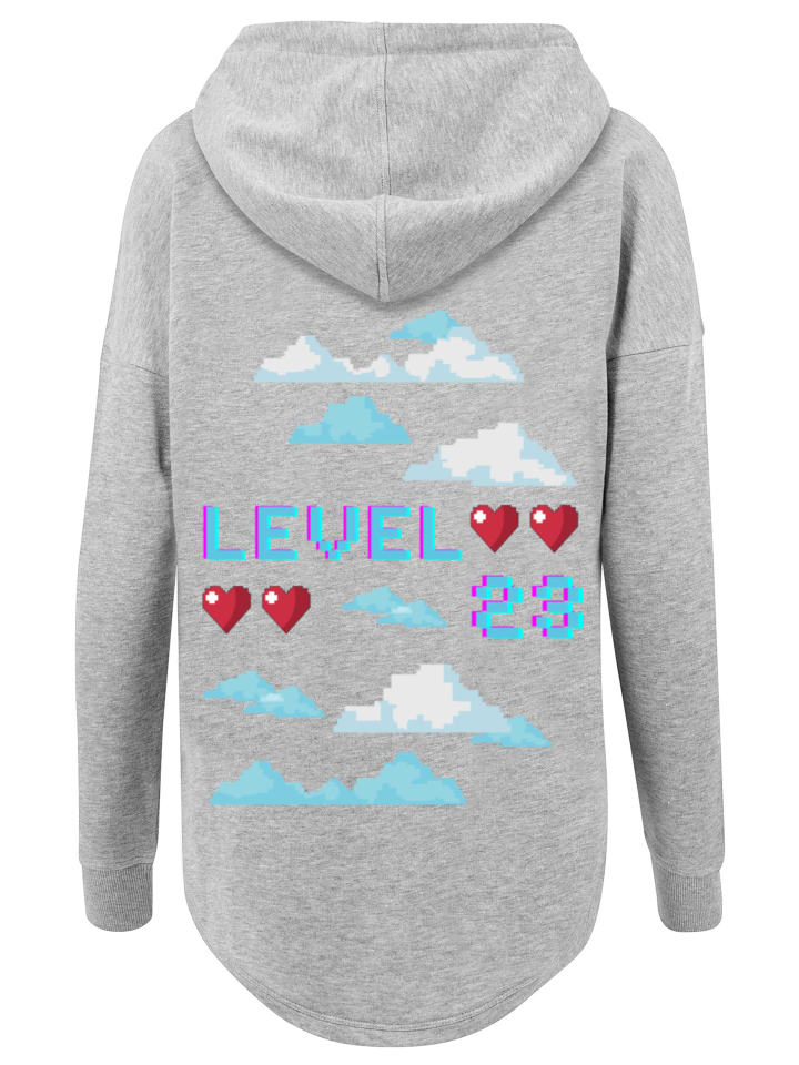 

F4NT4STIC Толстовка оверсайз «С Новым годом, канун Нового года 2023» серого цвета