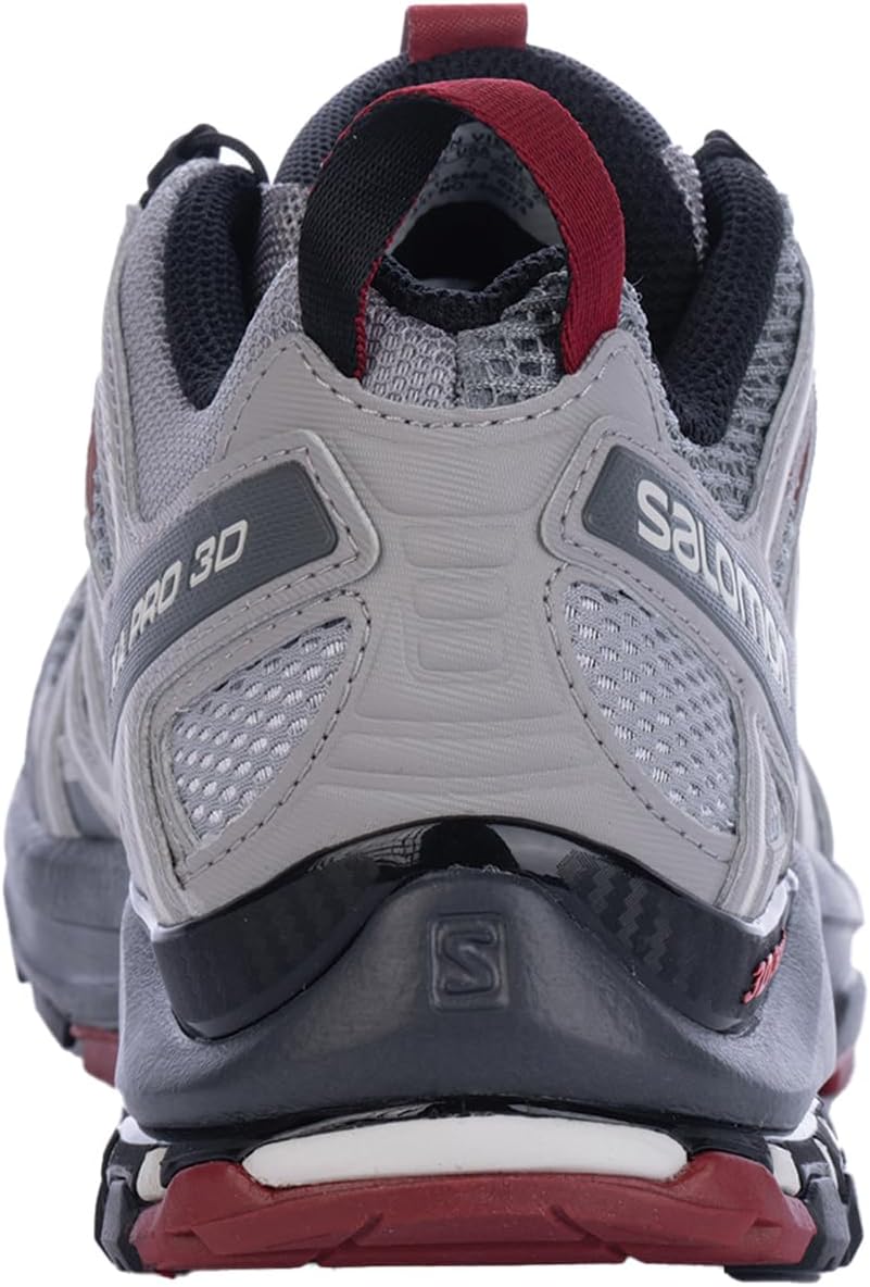 Кроссовки для трейлраннинга Salomon Men's XA PRO 3D, Monument/Ebony/Red Dahlia — фото 4