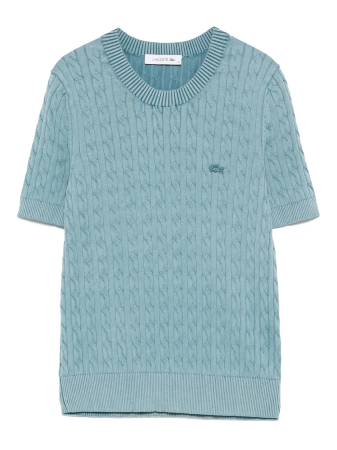 

Lacoste свитер фактурной вязки, синий