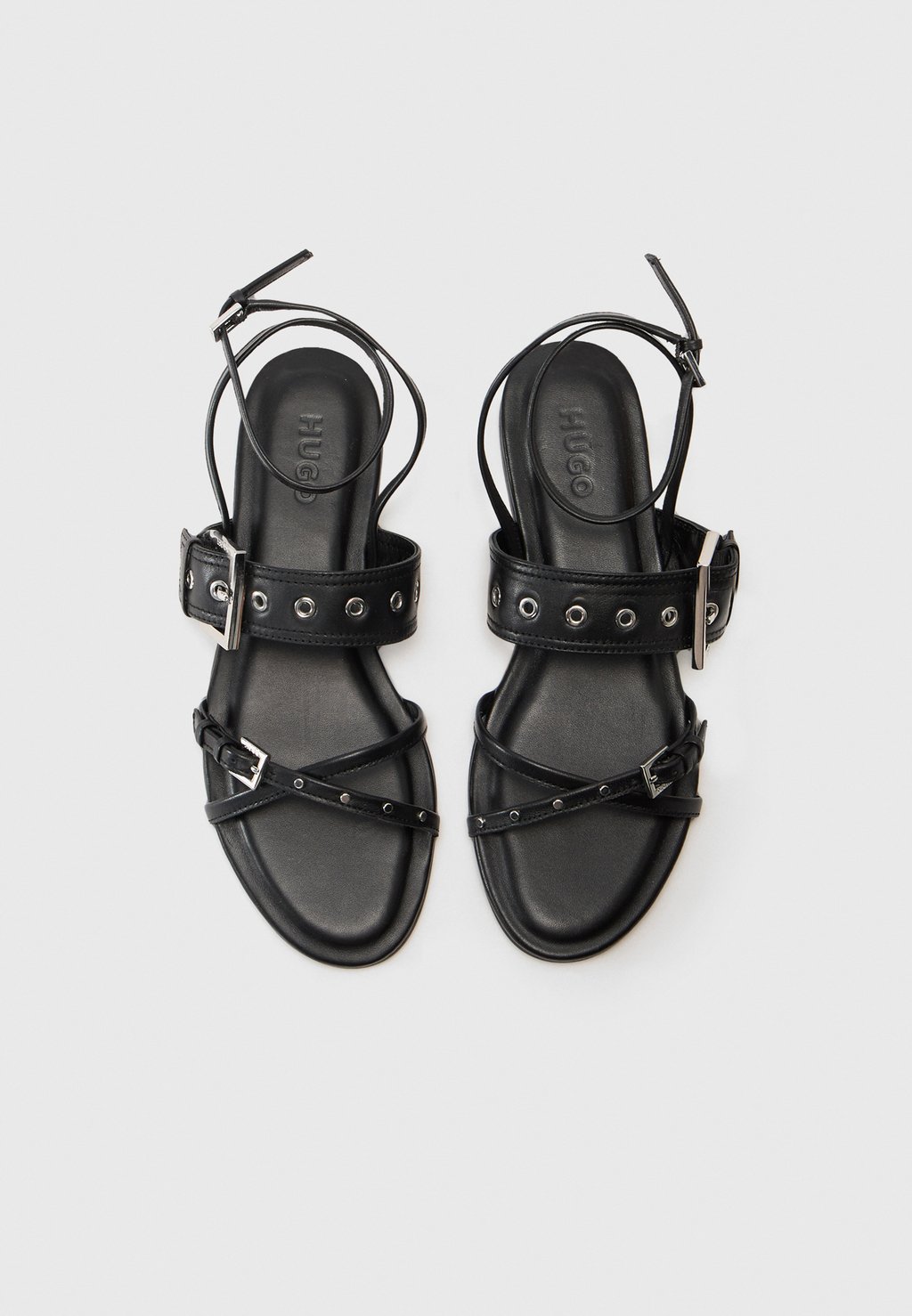 Сандалии с манжетой на щиколотке TAYNA - Sandals HUGO, черный — фото 4