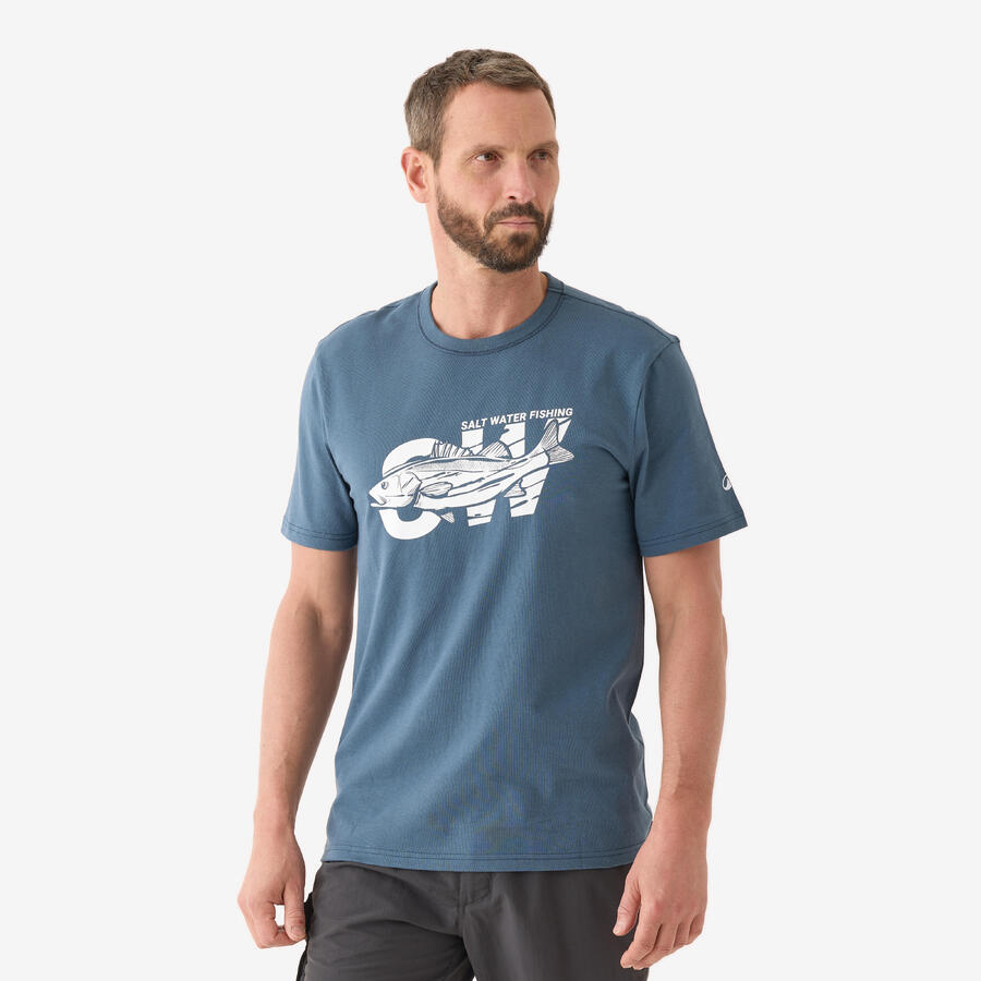 

CAPERLAN Рубашка для рыбалки с коротким рукавом из хлопка, морской окунь