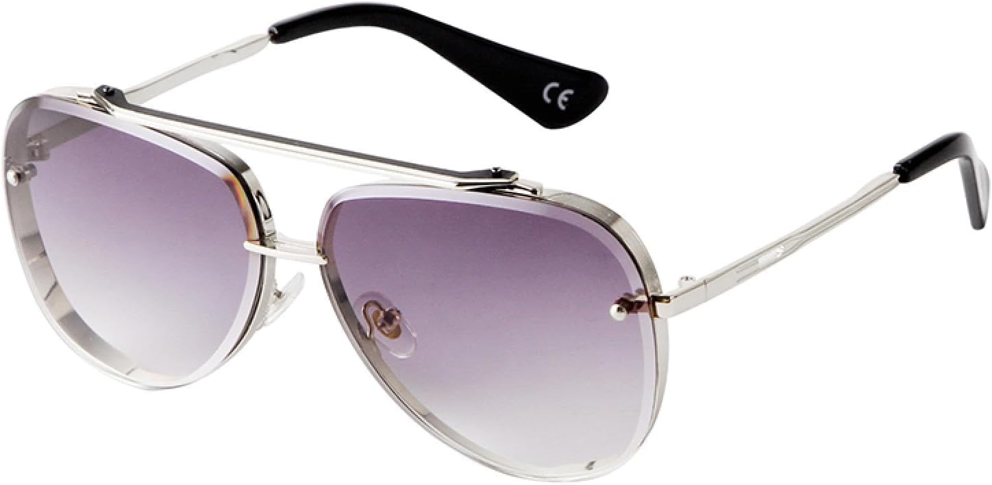 

Модные солнцезащитные очки с градиентными линзами для мужчин, ретро, ​​для вождения, для женщин, с металлическим двойным мостиком, защита от УФ-излучения UV400 TVTBBVV, 4