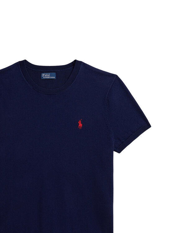 Футболка slim fit 211971872004 Polo Ralph Lauren, синий — фото 3