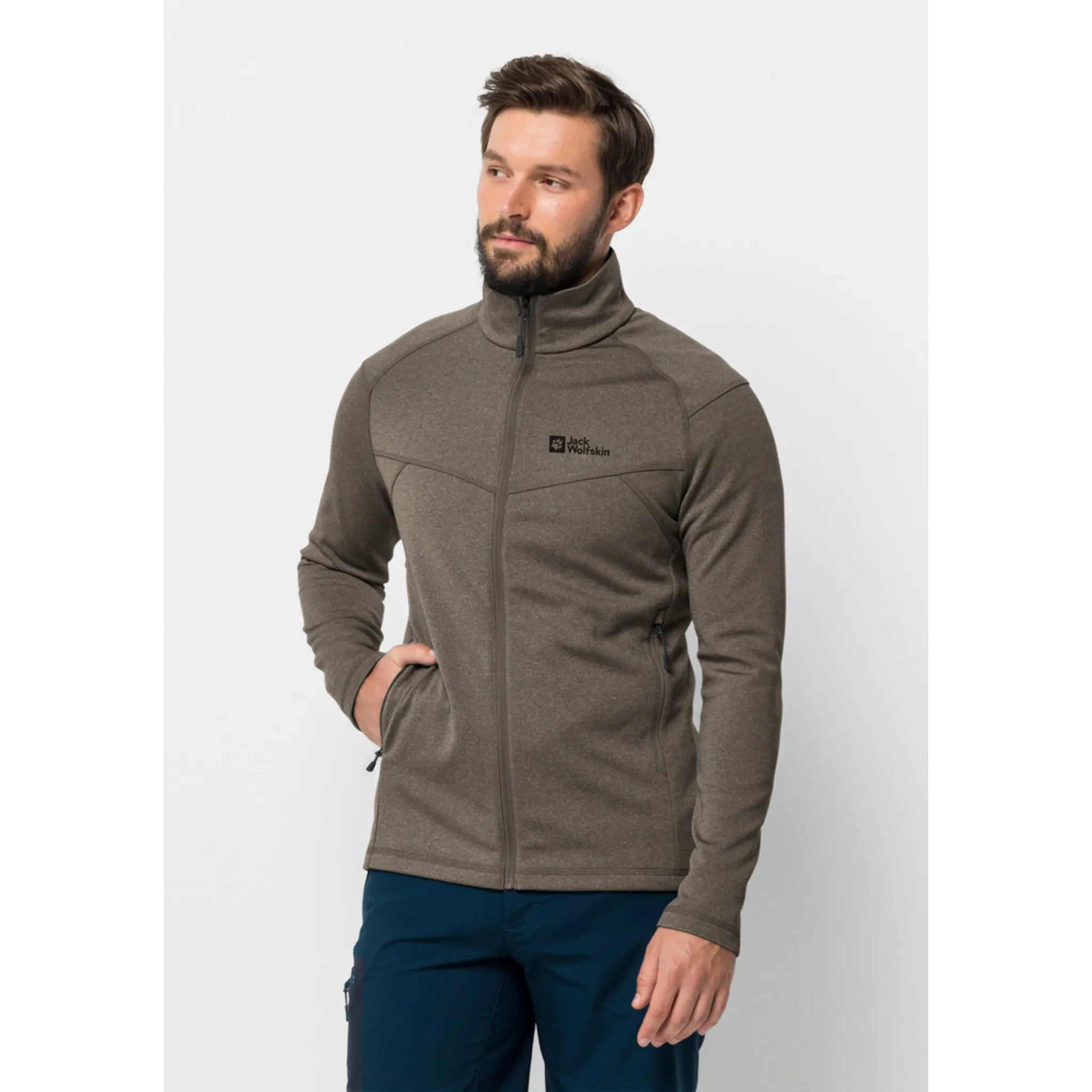 

Флисовая куртка Jack Wolfskin "FORTBERG FZ M", цвет Cold-Coffee