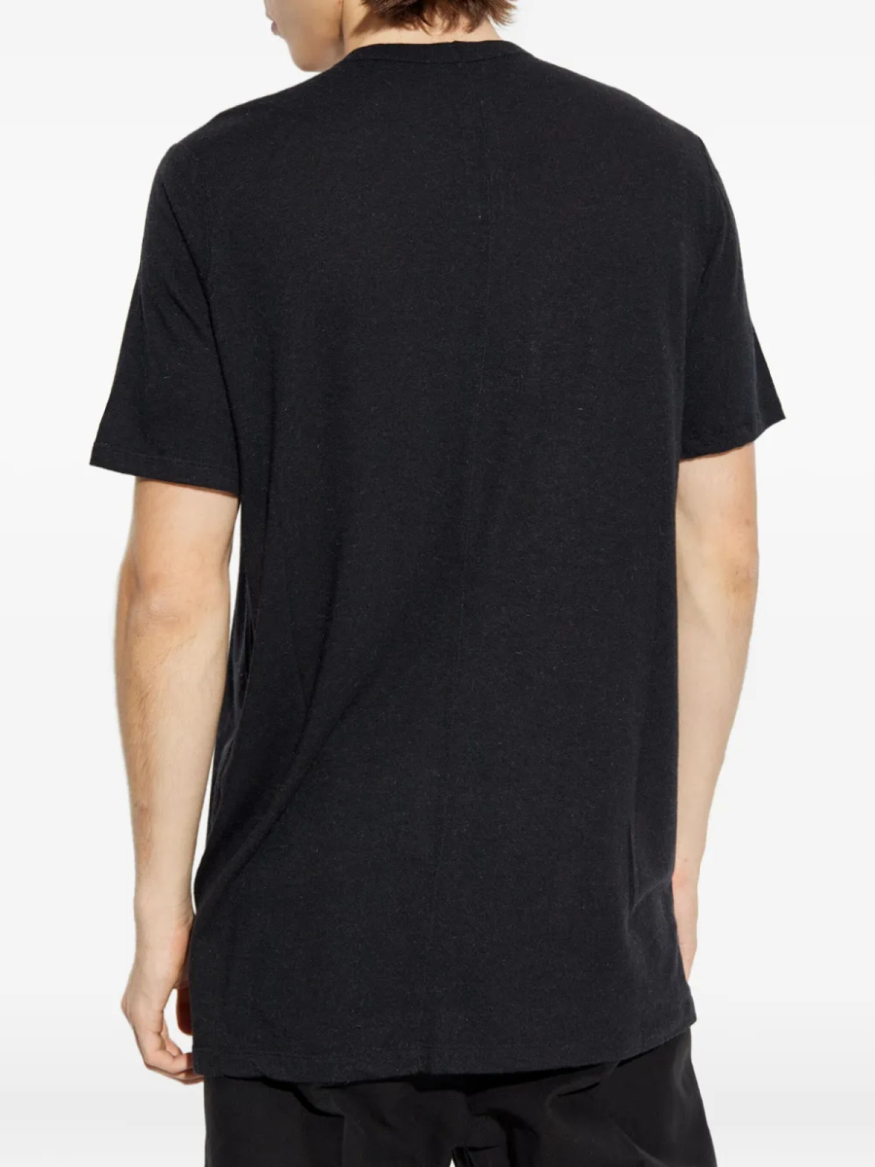 Футболка с короткими рукавами и круглым вырезом Rick Owens, черный — фото 4