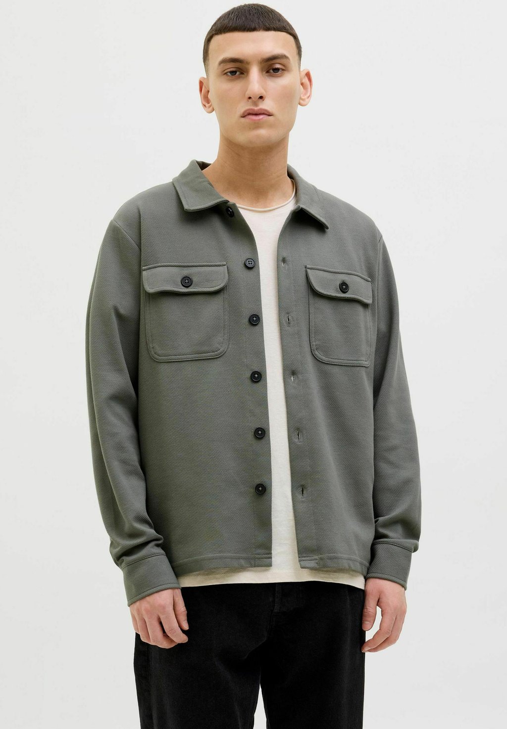 

Летняя куртка EINFARBIG Jack & Jones, светло-серый