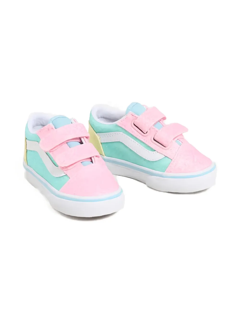 

Кроссовки на липучках с блестками Vans Kids