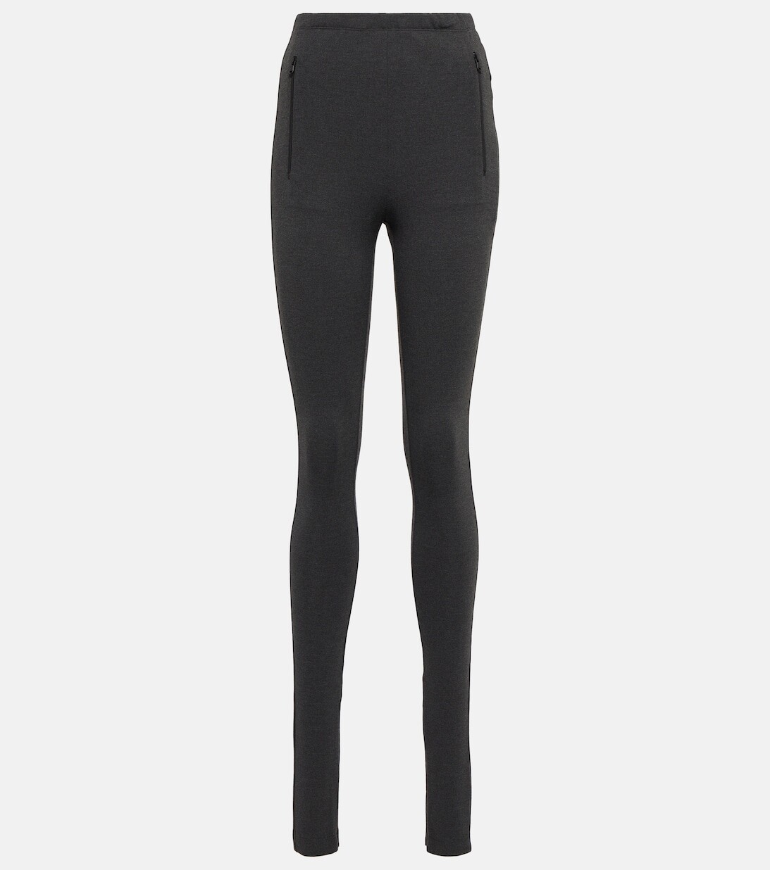 

Узкие брюки с высокой посадкой WARDROBE.NYC, черный