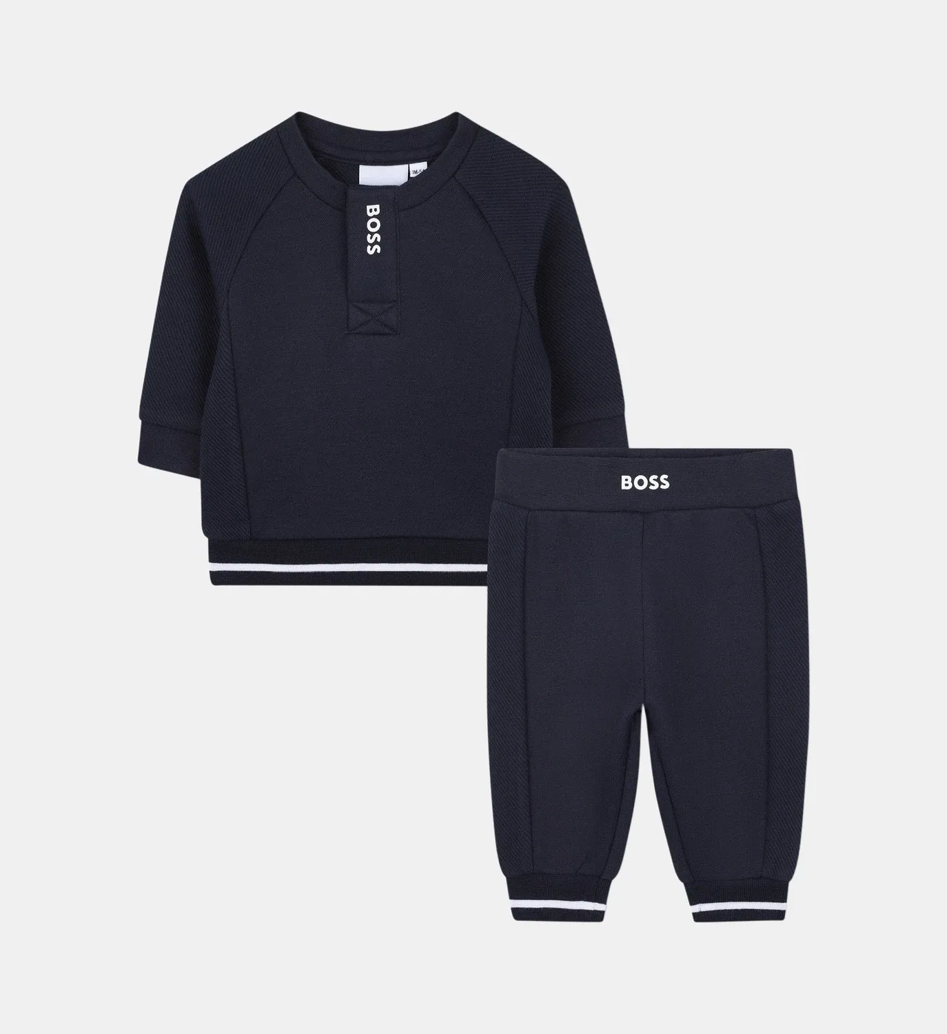 Комплект из джоггеров и свитшота Boss Kidswear, синий