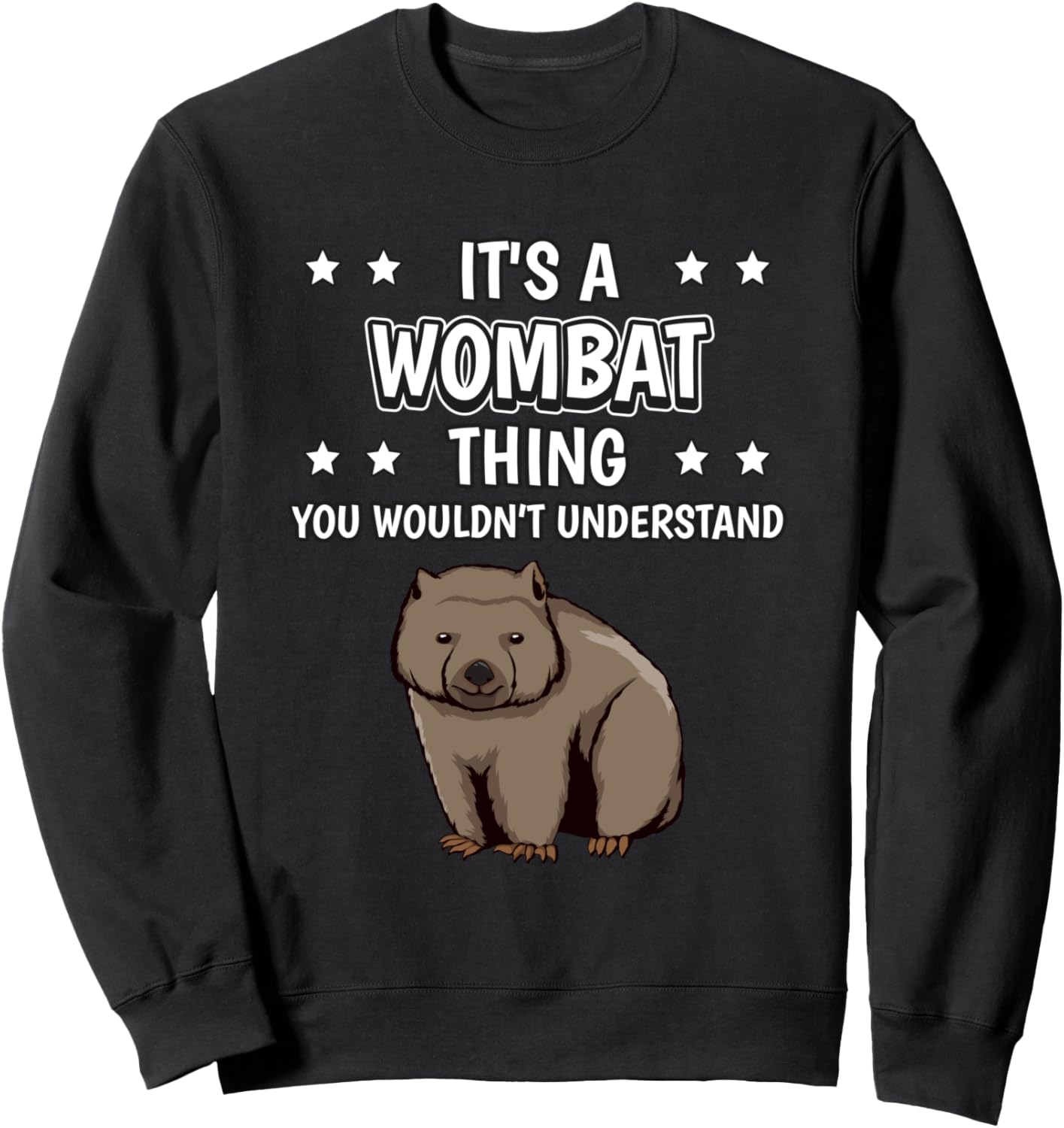 

Толстовка с надписью It's a Wombat Thing (Это что-то из мира вомбатов), черная Funny Wombat Gifts Women Men Kids, Черный, Толстовка с надписью It's a Wombat Thing (Это что-то из мира вомбатов), черная Funny Wombat Gifts Women Men Kids