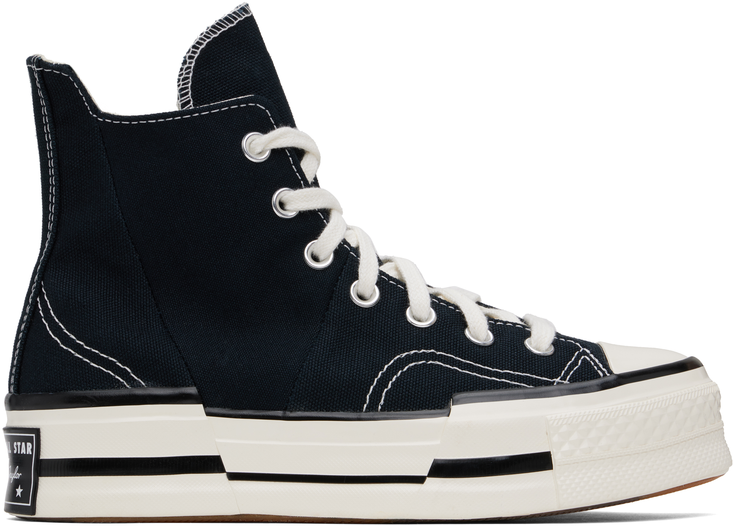 

Черные высокие кроссовки Chuck 70 Plus Converse, Черный, Черные высокие кроссовки Chuck 70 Plus Converse