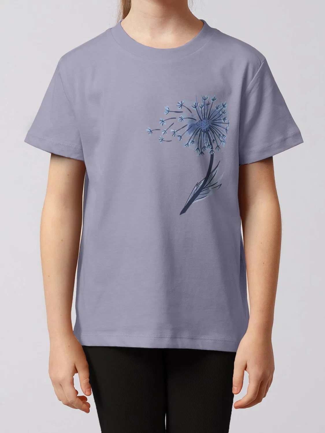 Футболка 'Dandelion' Watabout.Kids, Turquoise/Dusty Blue/Dark Blue