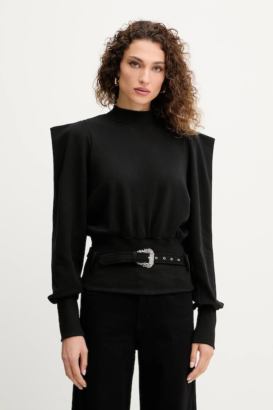 

Хлопковая толстовка Versace Jeans Couture, черный