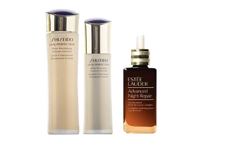 

Наборы для ухода за кожей women's SHISEIDO, shiseido moisturizing water lotion + estée lauder small коричневый bottle 75ml