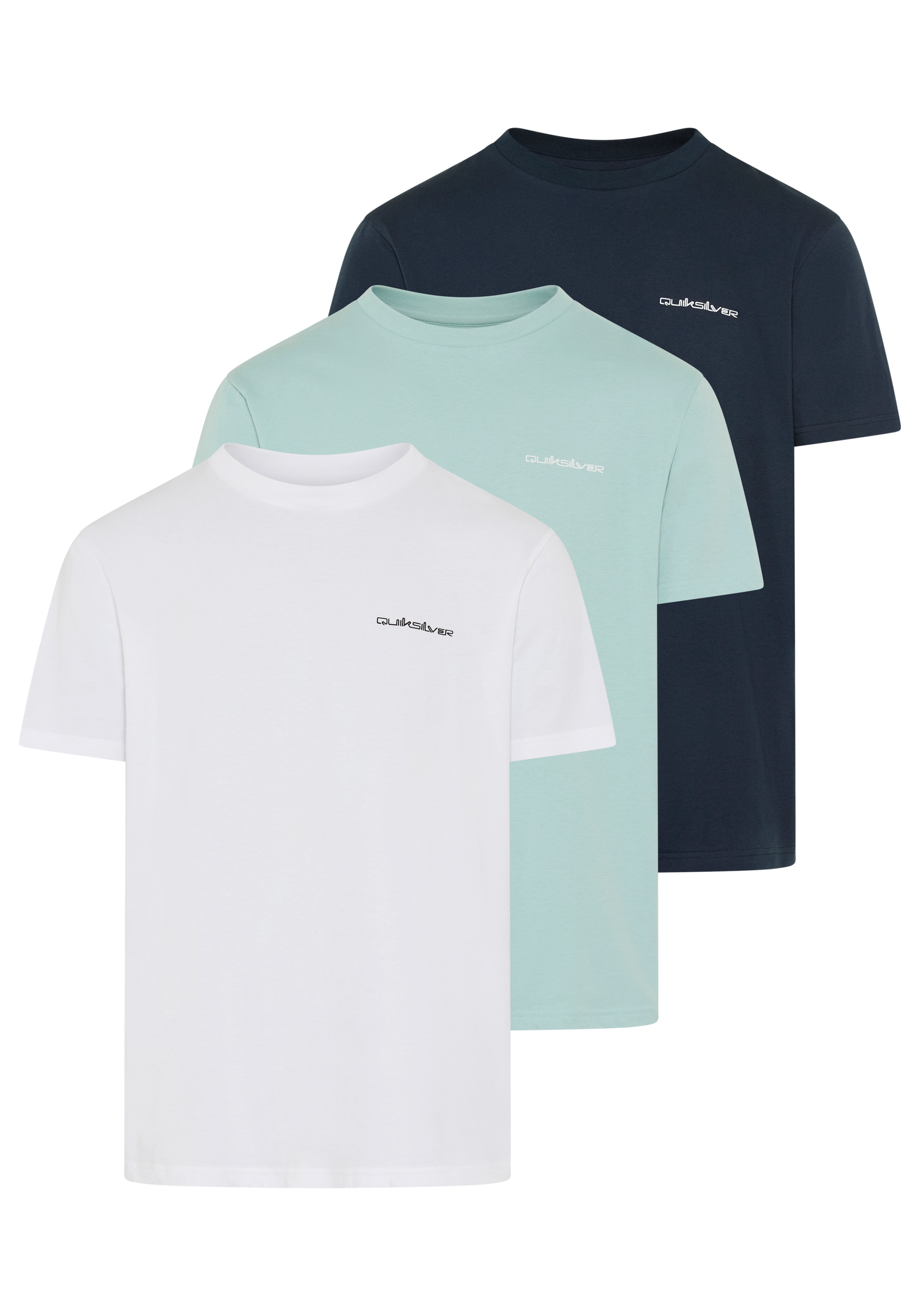 

QUIKSILVER Футболка в цвете Marine Blue, Turquoise, White