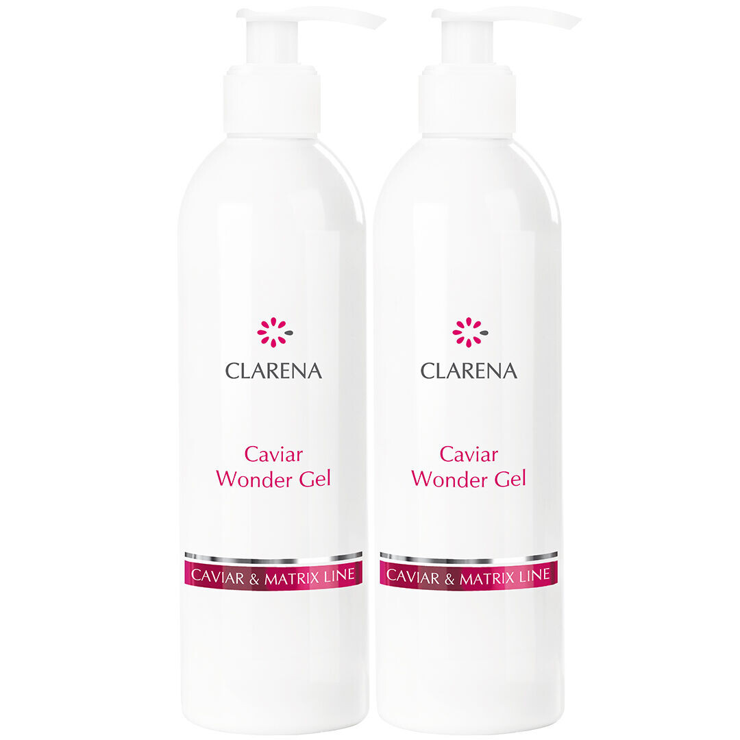 

Набор: гель для мытья рук и тела «клавир» Clarena Caviar & Matrix Line, 2х250 мл