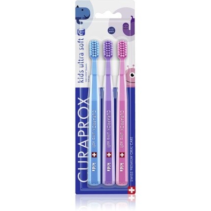 

Детская ультрамягкая зубная щетка Curaprox 5500 — 3 шт.