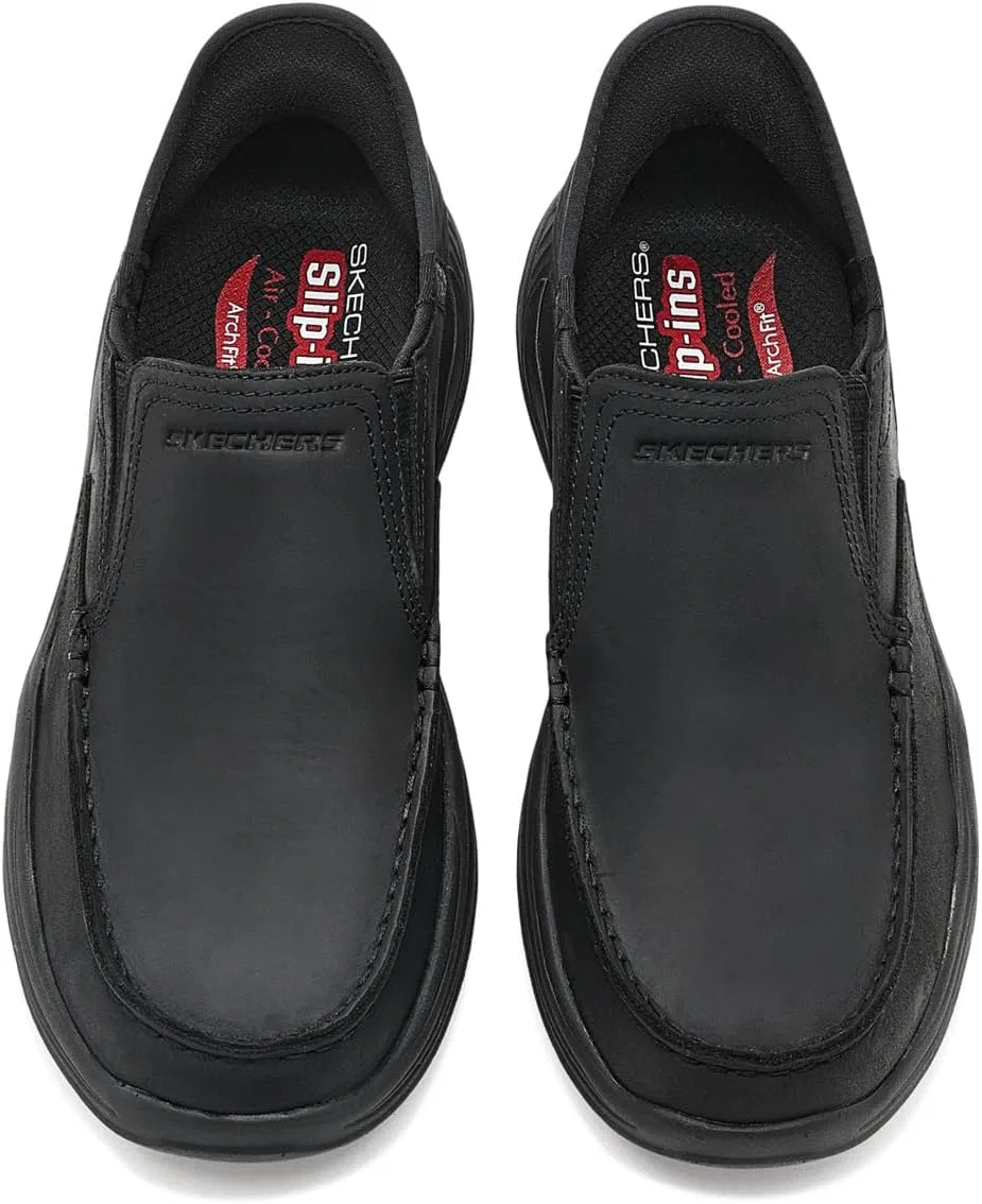 Мужские слипоны Skechers Arch Fit Motley - MiloSlip-On, 2-Bbk Black Black — фото 2