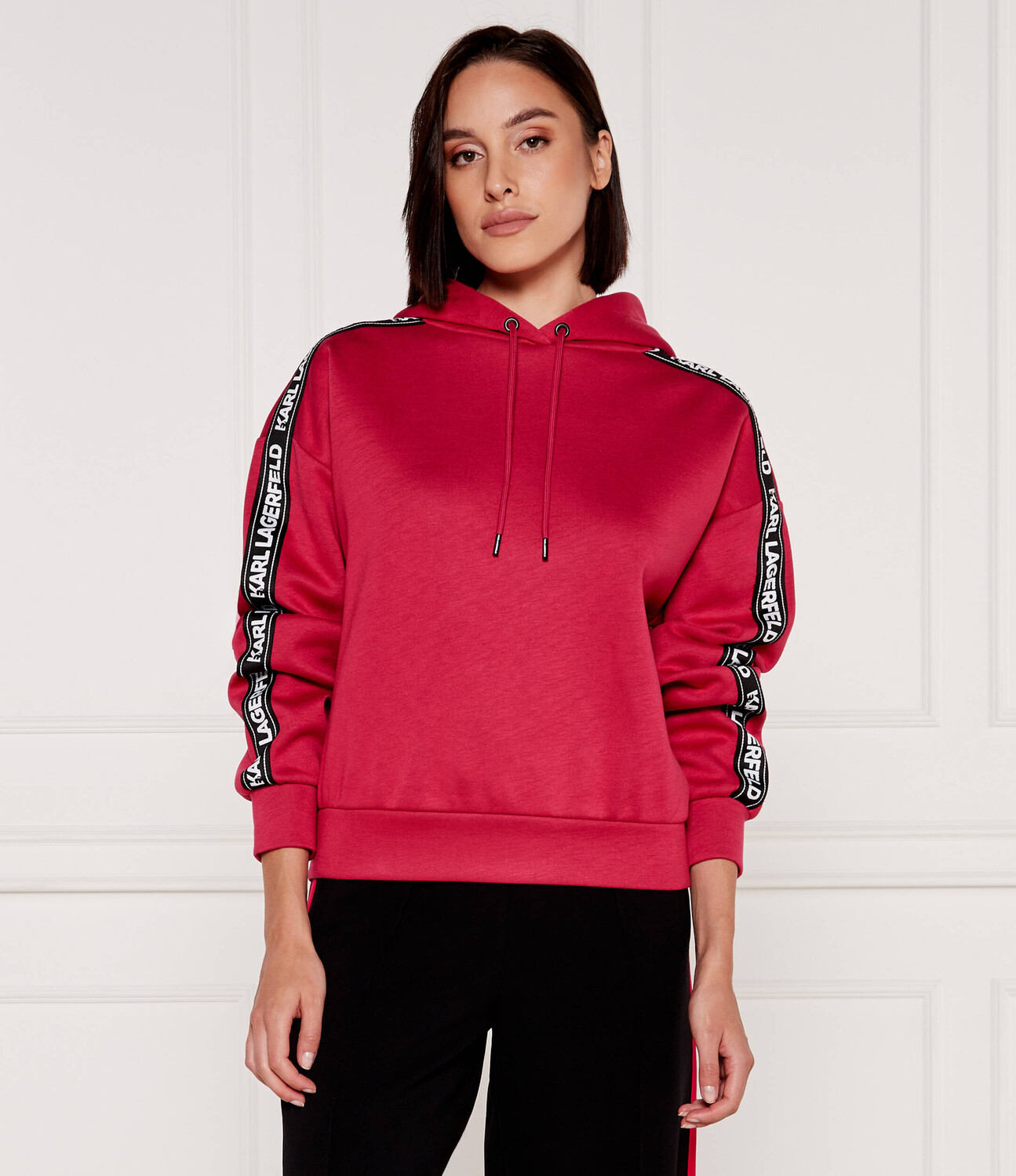 

Толстовка Karl Lagerfeld Regular Fit, фуксия