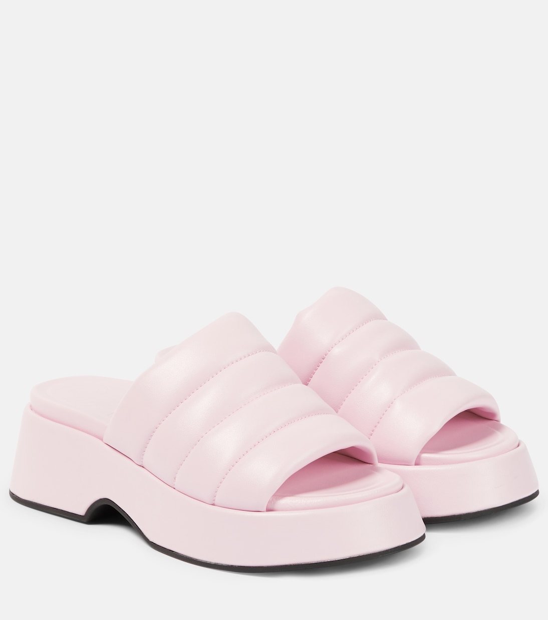 Мягкие сандалии Ganni, Pale Lilac