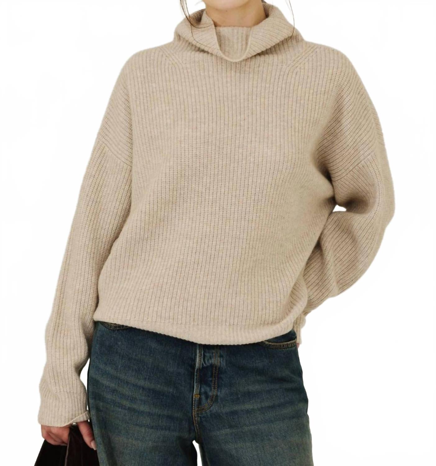 

Isabel Marant Вязаный свитер Brooke бежевого цвета