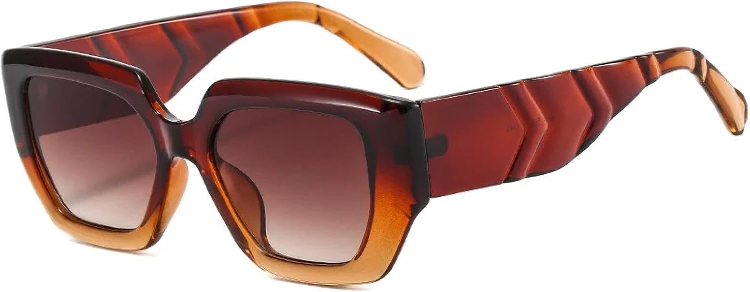 

Солнцезащитные очки с защитой от УФ-излучения UV400 для женщин и мужчин | Цветные градиентные очки "кошачий глаз" | для занятий спортом на открытом воздухе DSVIGF, Tea Tea Gradient