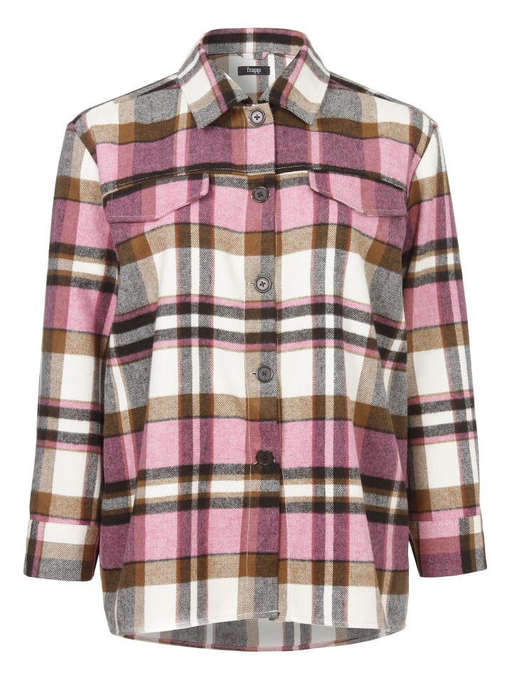 

Блузка с длинными рукавами, разноцветная розовая FRAPP