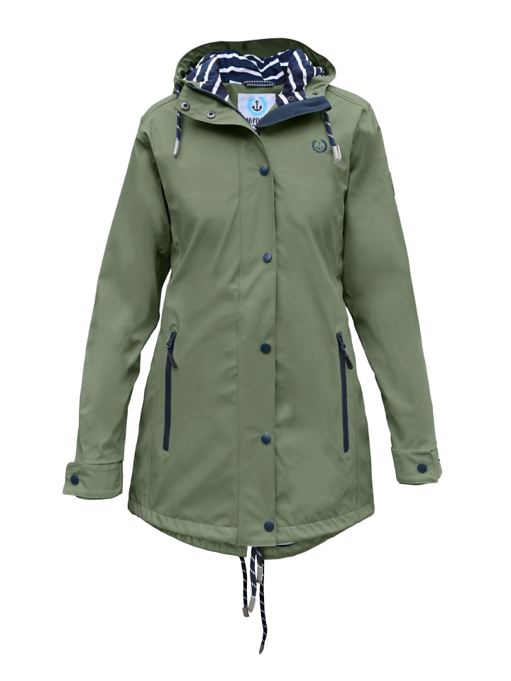 

MADSea Базовый фризский дождевик оливкового цвета