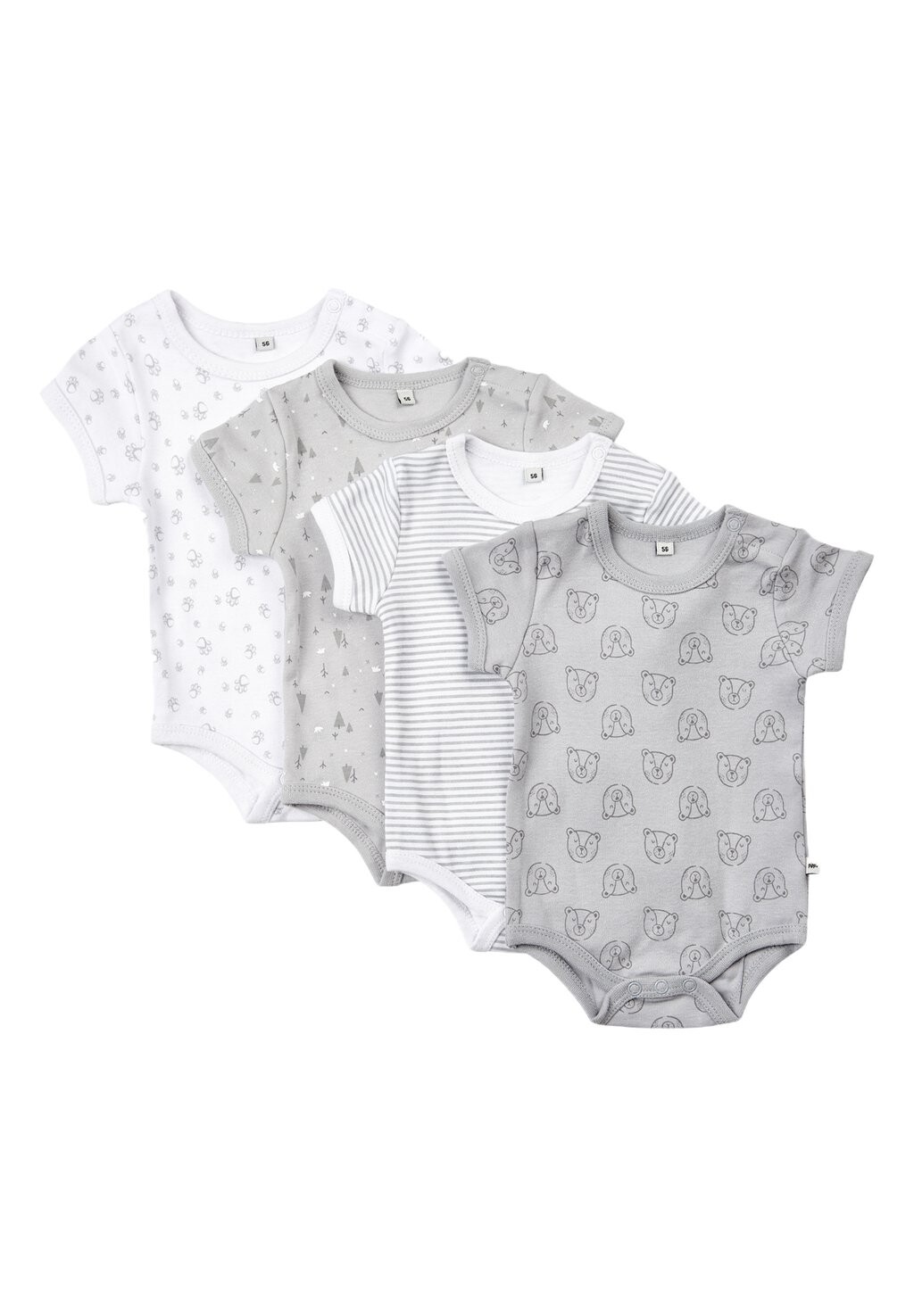 

Боди 4 PACK Pippi Made With Love, цвет harbor mist