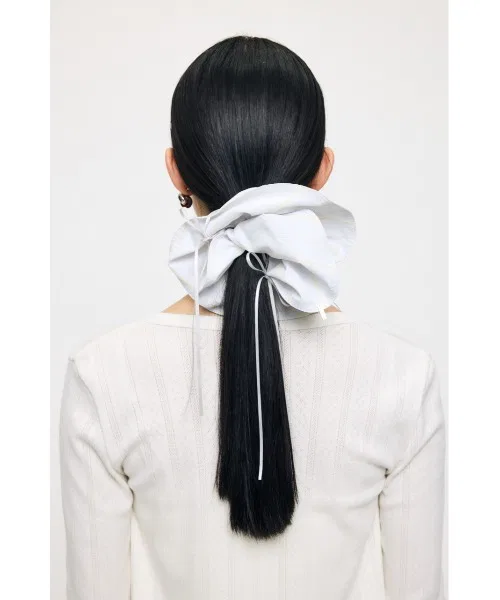 Резинка для волос RIBBON MOUSSY белая