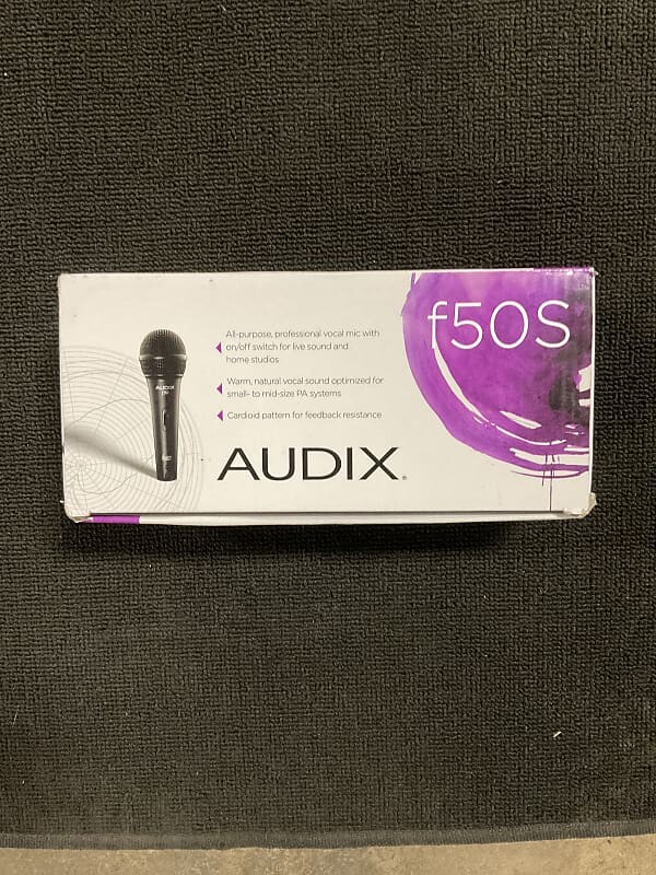 

Динамический микрофон Audix F50-S Handheld Cardioid Dynamic Microphone with On/Off Switch