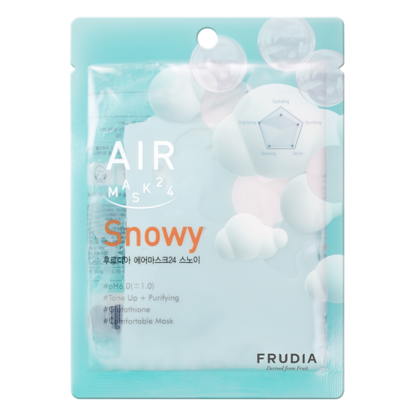 

Осветляющая маска для лица, 25 мл Frudia Air snowy