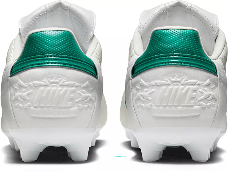 Футбольные бутсы Nike Premier 3 FG, белый/зеленый — фото 4