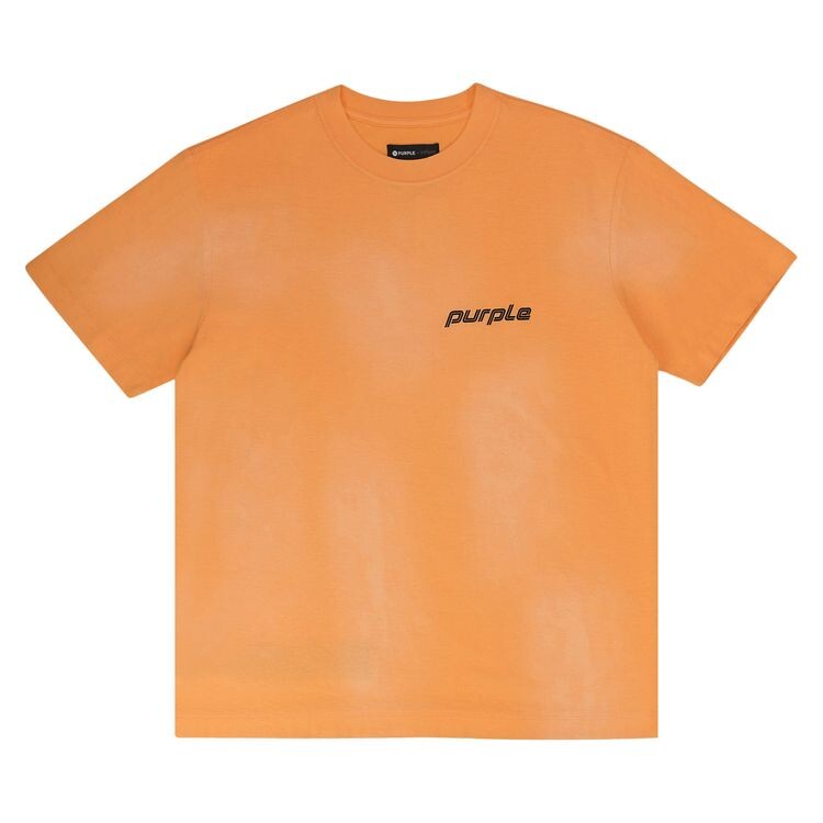 

Футболка PURPLE BRAND Textured Jersey Short-Sleeve Tee Orange, оранжевый