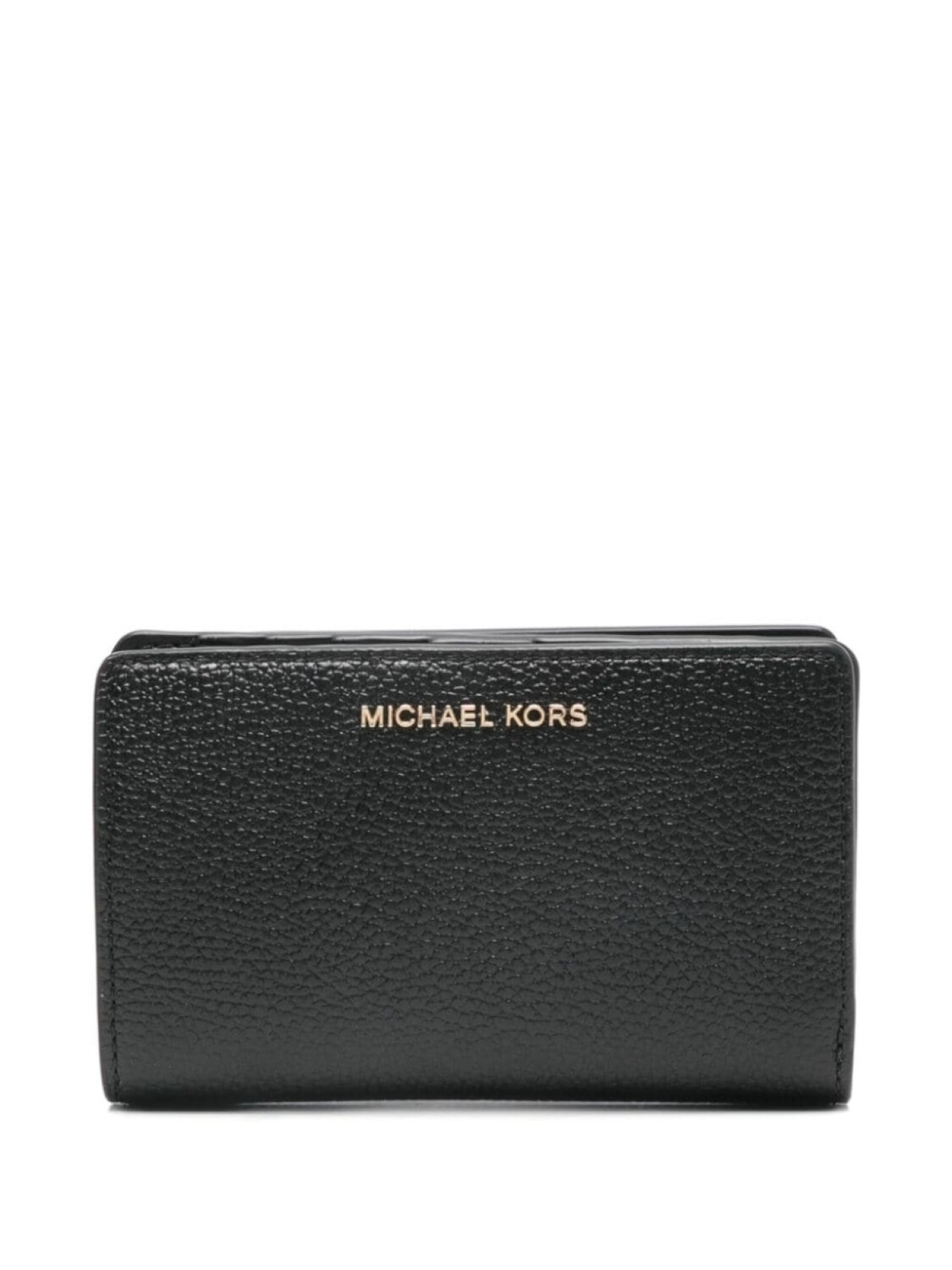 

Кошелек Michael Michael Kors среднего размера из шагреневой кожи, черный