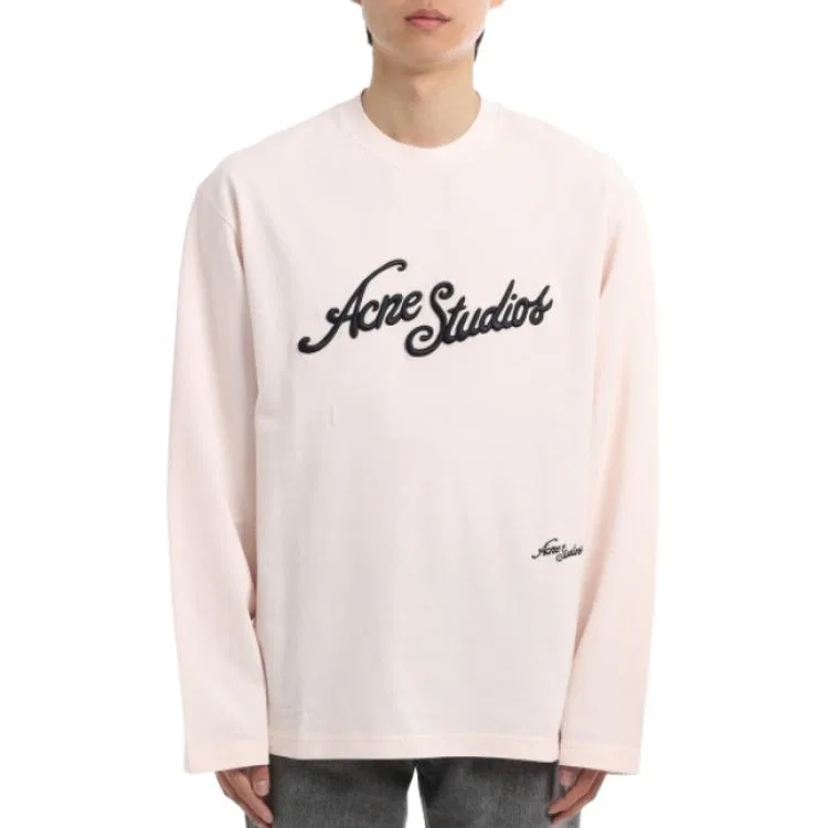 Футболка мужская SS26 Acne Studios, Baby Pink