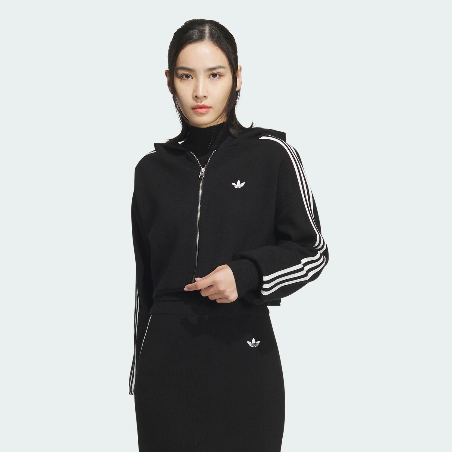 Adidas Originals Женский свитер, цвет Black — фото 3